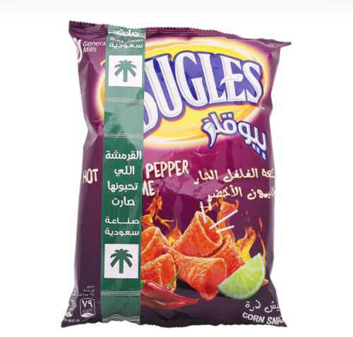 بيوقلز سناك الذرة بالفلفل والليمون 100 جم