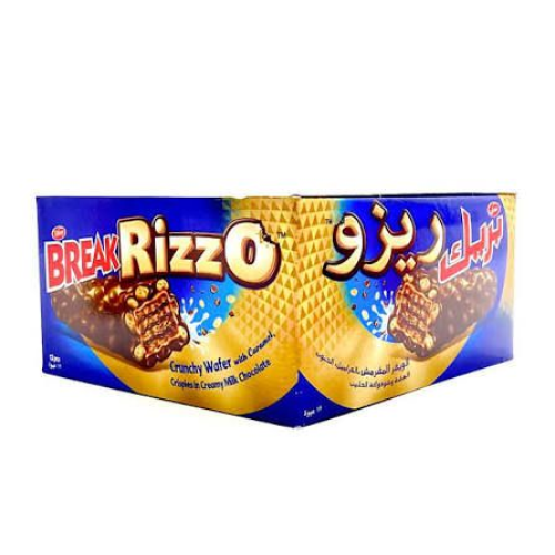 بريك ريزو الويفر المقرمش المغطي بالكراميل والحبوب...