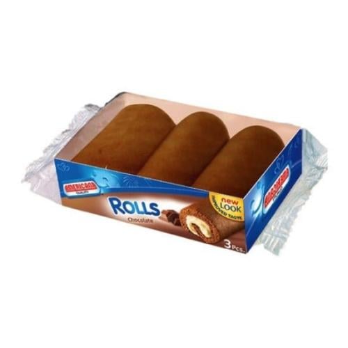 أمريكانا رولز بالشكولاتة 20 جرام × 3 حبة