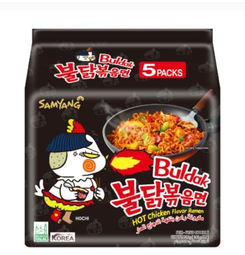 ساميانج نودلز بولداك رامن 130 جم * 5 حبات
