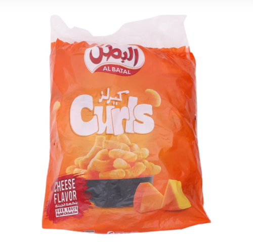 البطل منتفخات الذرة كيرلز بالجبنة ٢٠ حبة * ١٥ جم