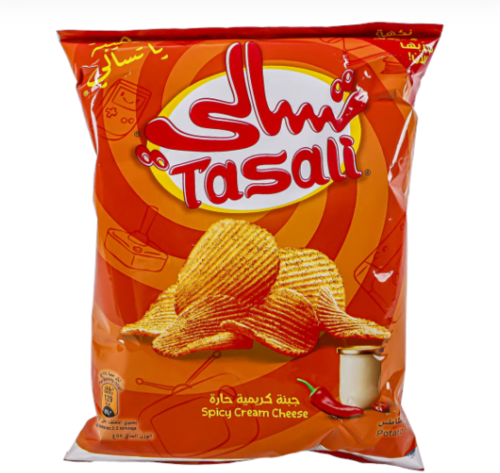 تسالي بطاطس بالجبنة الكريمة الحار ٥٥ جم