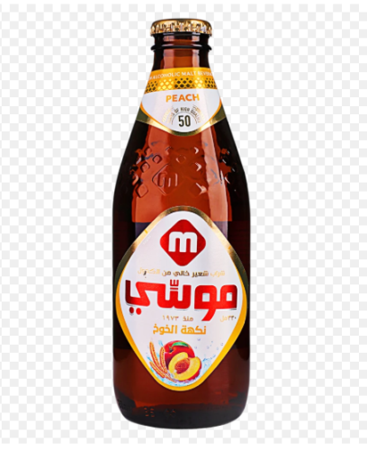 موسي شراب الشعير الخوخ ٣٣٠مل