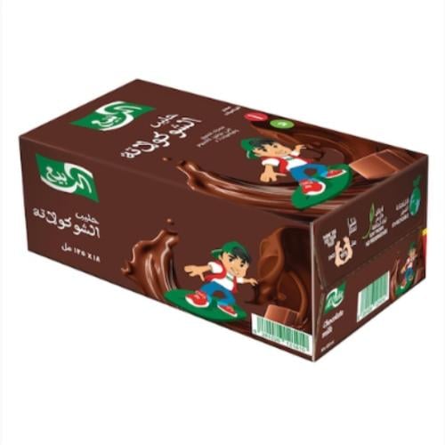 الربيع حليب طويل الاجل بالشوكولاته 125 مل ×١٨ حبه