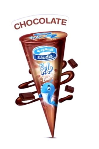 ايس كريم بابو كون بنكهة الشوكولاتة