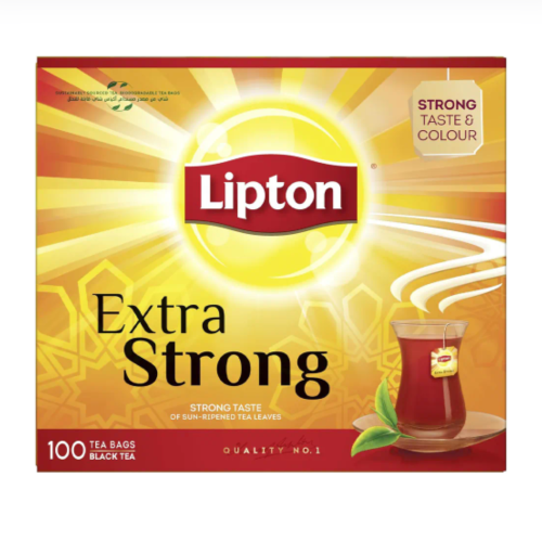 ليبتون شاي اسود الاقوي ١٠٠ علاقي