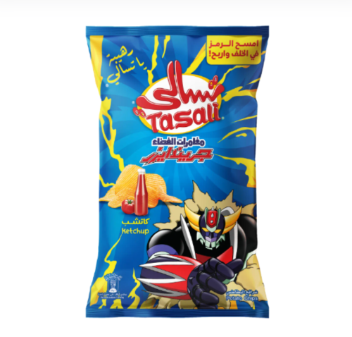 تسالي بطاطس بالكاتشب 155 جم