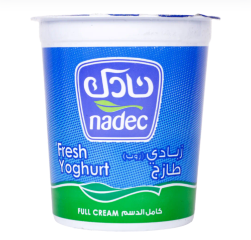 نادك زبادي كامل الدسم 400 جم