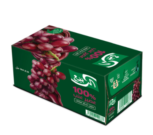 الربيع عصير العنب 185 مل × 18 حبه
