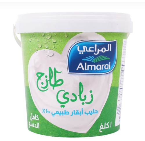 المراعي زبادي كامل الدسم ١ كيلو