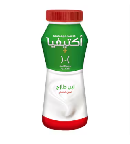 اكتيفيا لبن طازج قليل الدسم 180 مل