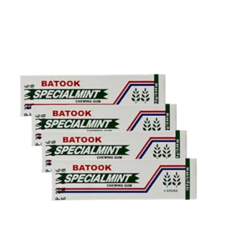 باطوق علك محلى بالسكر ابيض ١٣ جم ×4 حبات