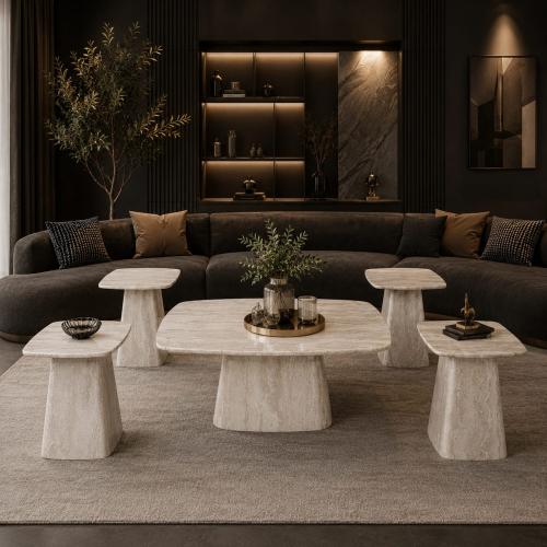 طاولات قهوه مع 4خدمات
