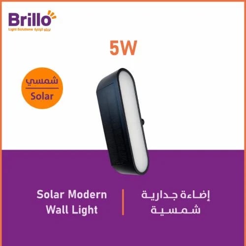 Solar wall light - 5 watts