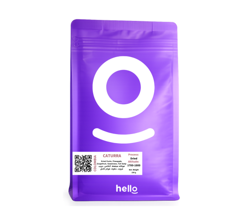 حبوب قهوة كولومبية كاتورا – معالجة طبيعية قهوة مخت...