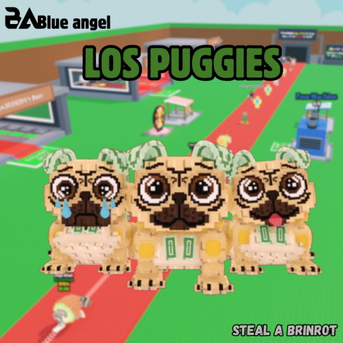 لوس بوقيز ماب السرقة | Los Puggies Steal a Brainro...