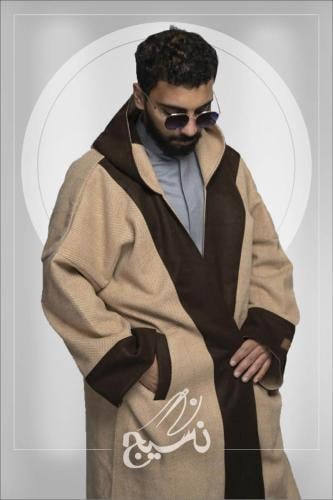 فروة دبل فيس بني مع بيج