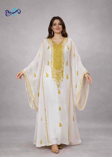 ثوب نشل نسائي ابيض