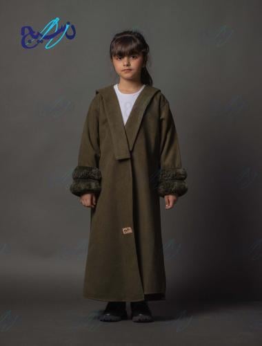 فروه اطفال جوخ لون زيتي