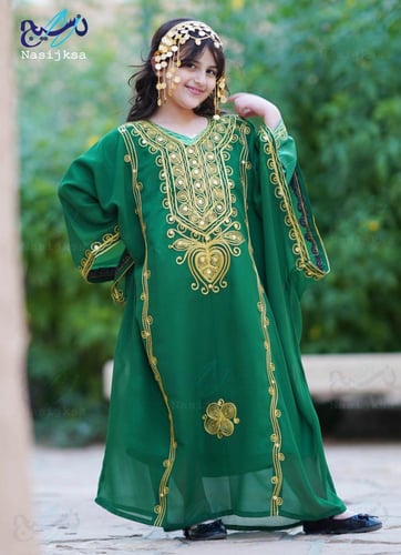 ثوب نشل اطفال اخضر