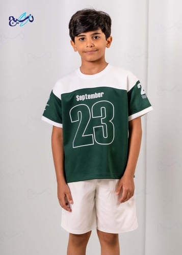 تيشرت 23 سبتمبر بصمه اخضر