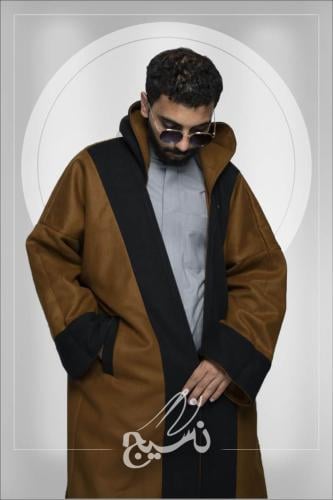 فروة دبل فيس اسود مع بني