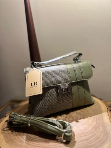 Apple-colored handbag