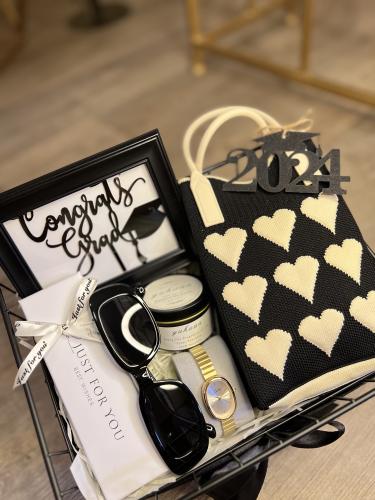 Graduation and success basket