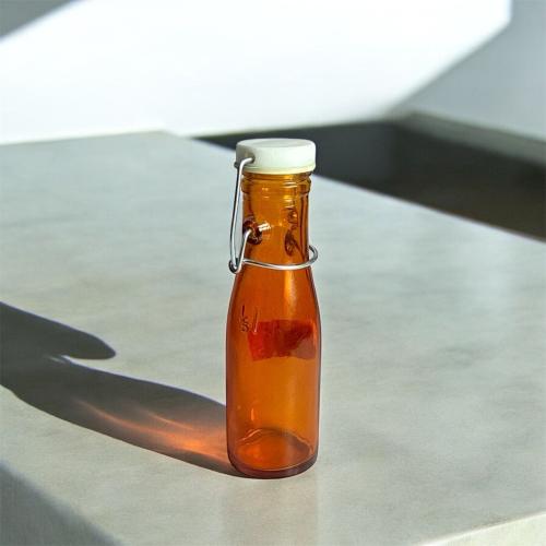 قارورة زجاج اسباني ملون بسعة 200 ملي