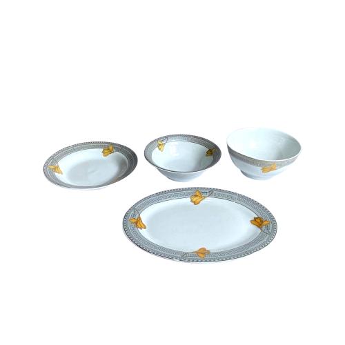 طقم صحون بورسلان 4 قطعة