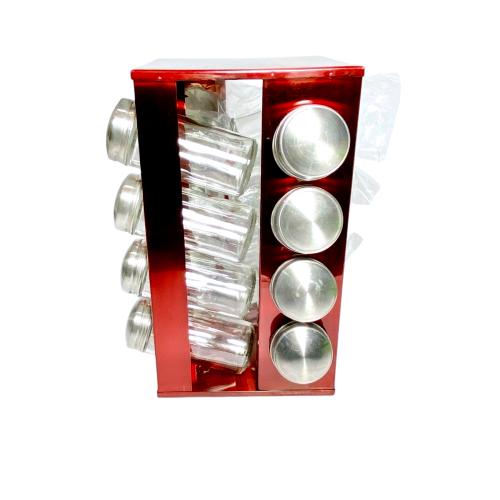 حامل توابل دوّار فاخر 16 قطعة