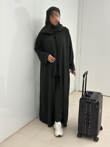 عباية سفر زيتي