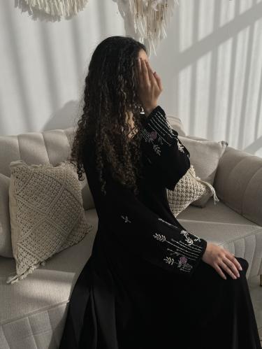 عباية ورد