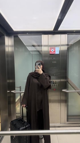 عباية سفر بني غامق