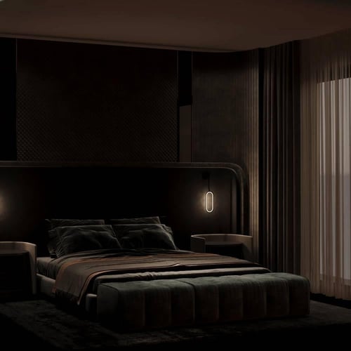 إنارة جدارية معلقة بالبطارية