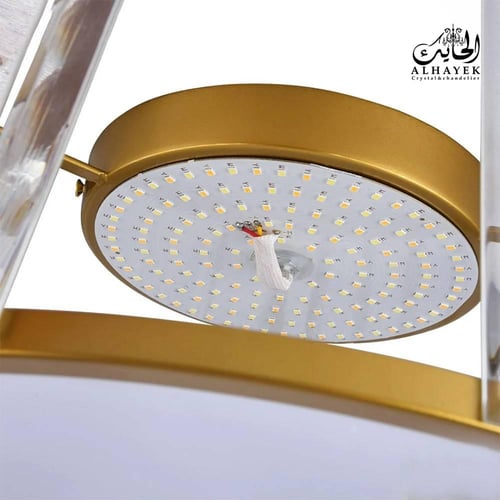 ثريا دائرية لطش كريستال قطر 40 سم