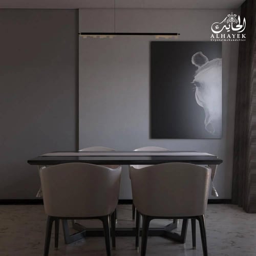 ثريا معلقة LED متعرج