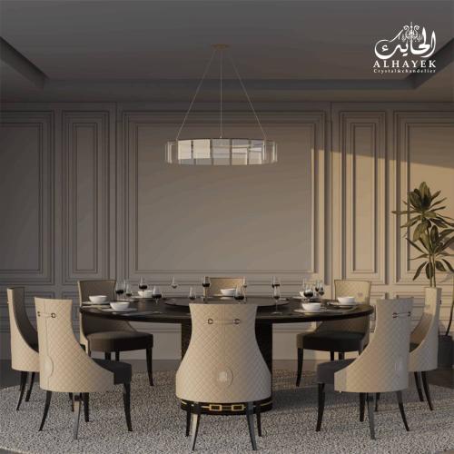 اضاءة ثريا سقف ذكية شرائح الاكريليك