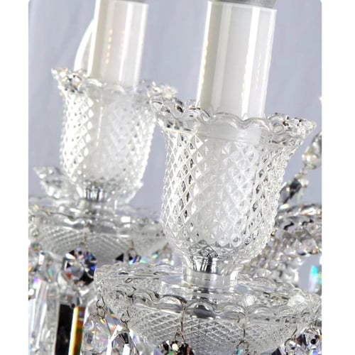 نجفة بكارات كريستال فاخرة بتصميم كلاسيكي راقٍ تضيف...