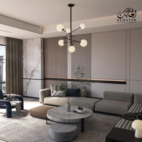 ثريا كور زجاج كروي مودرن