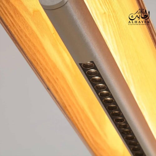 نجف مودرن مستطيل ستايل خشبي