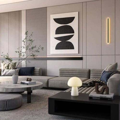 إنارة جدارية مودرن طويلة ليد