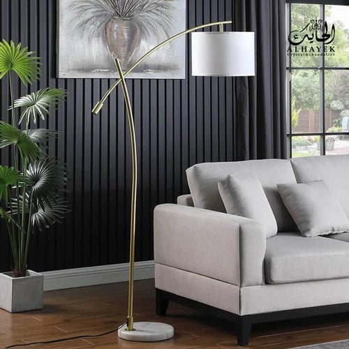 ابجورة ذهبي طويلة قوس ارضية