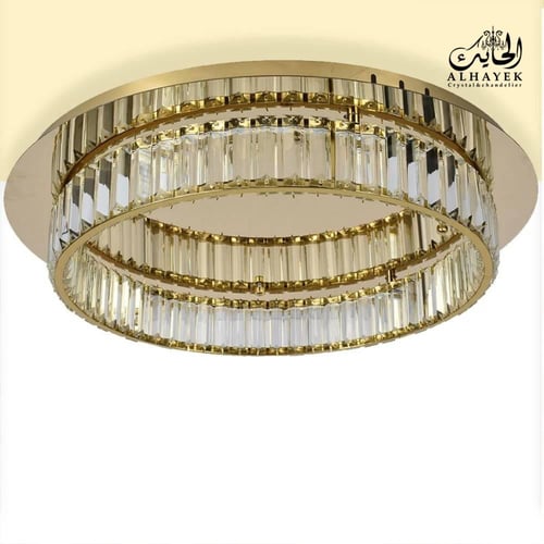 ثريا لطش كريستال دائري كلاسيك قطر 60 سم