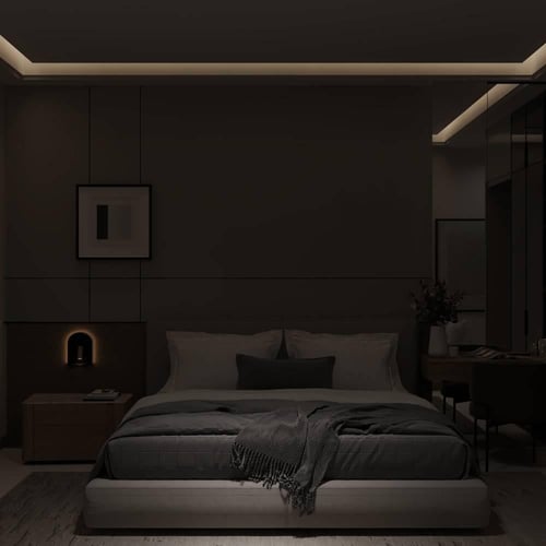 إنارة جدارية داخلية مودرن LED بطارية موجه