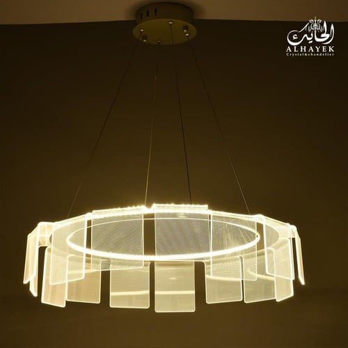 اضاءة ثريا سقف ذكية شرائح الاكريليك