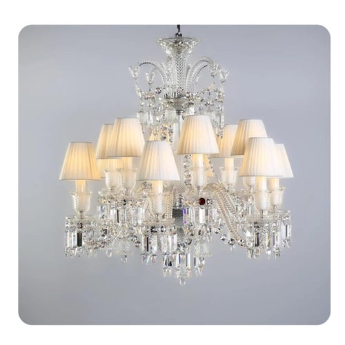 نجفة بكارات كريستال فاخرة بتصميم كلاسيكي راقٍ تضيف...