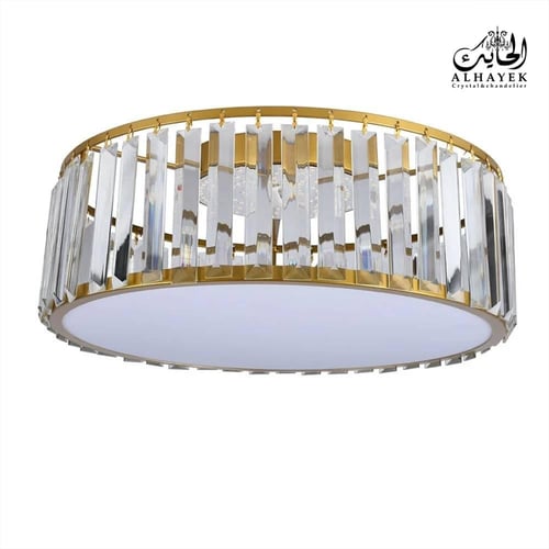ثريا دائرية لطش كريستال قطر 40 سم