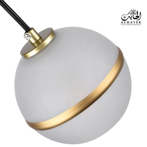 إضاءة معلقة كرة مودرن ذهبي