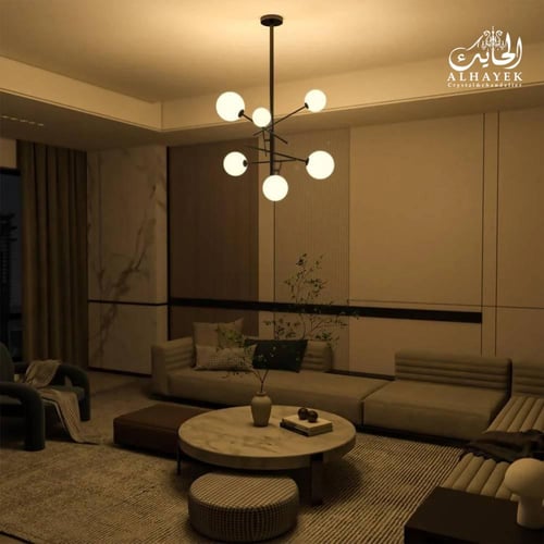 ثريا كور زجاج كروي مودرن